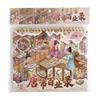 Tang Dynasty 3D Cabin Stickers Ancient Shop Theme Scene Sticker Book  Gift Giving