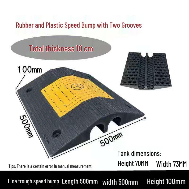 Indoor/Outdoor Cable Protection Rubber Trunking Speed Bump