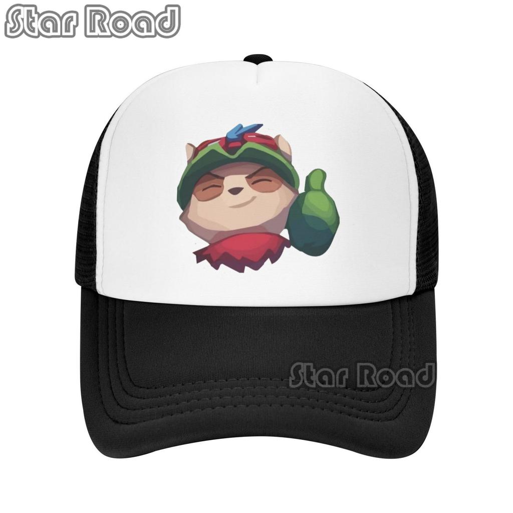 Funny Teemo Print logo Unisex Baseball Caps Peaked Cap League of Legends Game Sun Shade Hats for Unisex Women