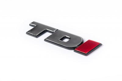 Rear Lettering Tdi OEM, I - Red for Volkswagen T4 Caravelle/Multivan