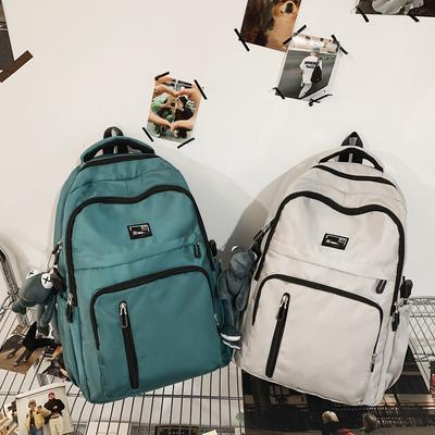 School Bag Ins Niche Lightweight Waterproof Junior High School Students Men and Women Large Capacity Sports Outdoor Backpack Travel Backpack