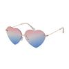 Fashion Red Lover Heart Sunglasses for Women Men Designer Cute Funny Festival Party Sun Glasses Rimless Love Shades Unisex S879