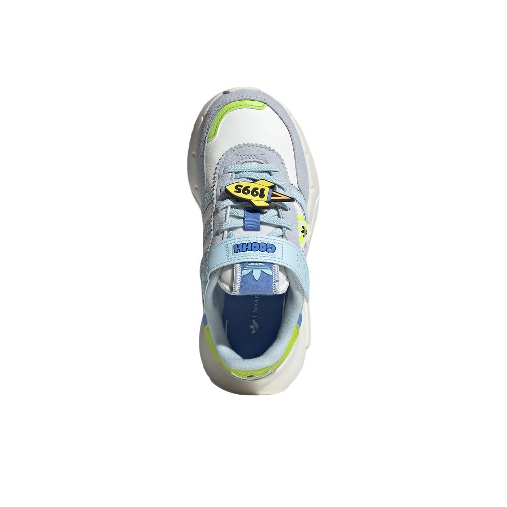 Adidas Disney X  Originals Retropy F2 CF EL C Toy Story Classic Comfort Low Top Casual Shoes Kids sneaker White Blue JS2472