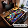 Fantasy Adventure Theme Custom Mouse Pad Personalized With Name Text Customized Desk Mat For Office Home Decor
