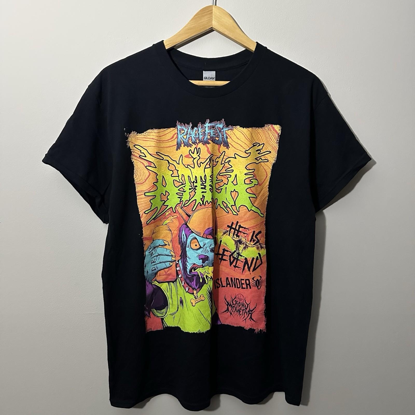 Attila Rage Fest Rock Band Concert T Adult Size Large Black Unisex T-Shirt M