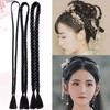 Chinese Style Braided Wig Bun for Bridal Hairstyles