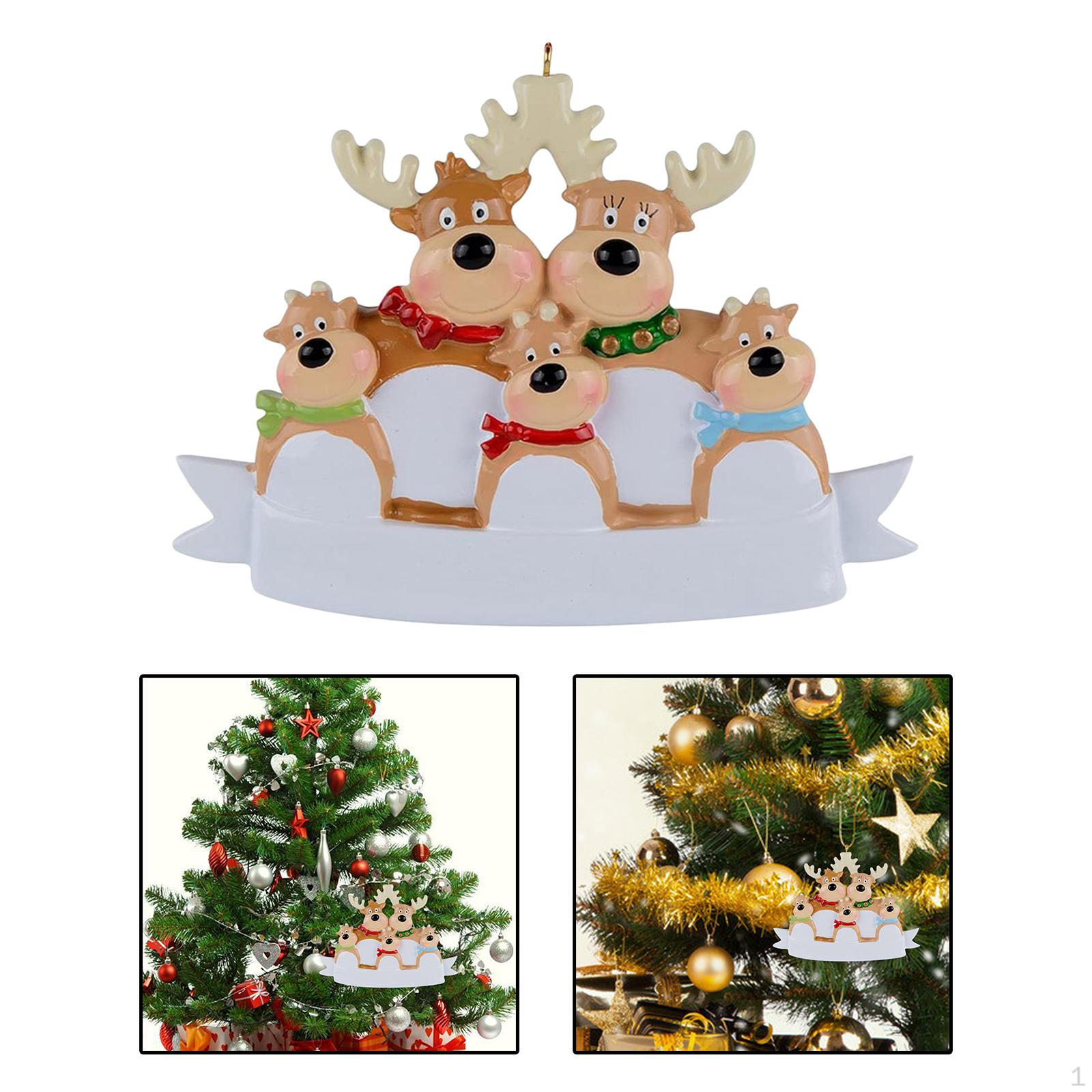 

Reindeer Writable Statue Figurines Front Door Holiday Parents 5 Head