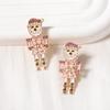 Elegant Christmas Nutcracker Tin Soldier Stud Earrings - Trendy and Versatile