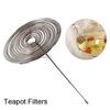 3pcs S Teapot Filters For Spout Stainless Steel Teapot Nozzle Strainer Portable Replace Tea Infuser Teaware Accessories
