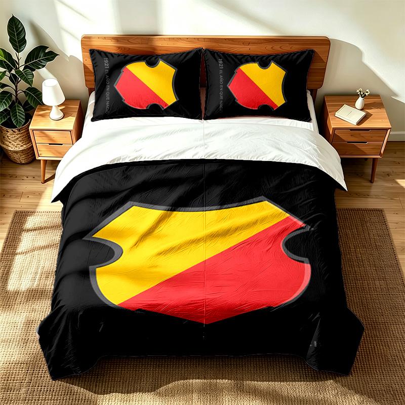 Club Sport Herediano (5) 3pc set suitable for master bedrooms soft and comfortable an ideal gift for family and friends Includes one duvet cover and t