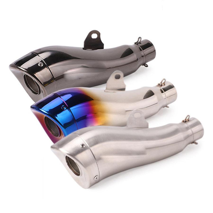 1pcs Exhaust Pipe And Sold With Hardware As Pictures For It Is Universal Muffler Can Be Used For Dirt Bike, Street...