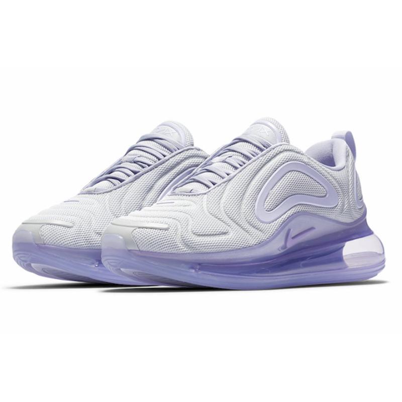 Nike Air Max 720 Pure Platinum Oxygen Purple Women's Sneakers Casual Shoes AR9293-009