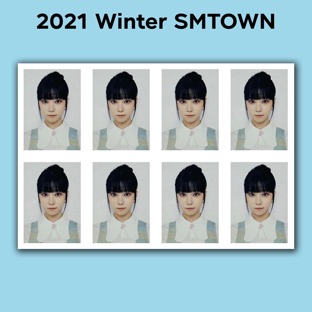 Зимние товары SMTOWN 2021: AESPA Карточка-пропуск для фото на паспорт размером 1 дюйм