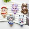 Genshin Girl Resin Accessories: DIY Decor for Phone Case or Fridge Magnet