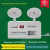 LED Dual Head Fire Emergency Light with Safety Exit Sign