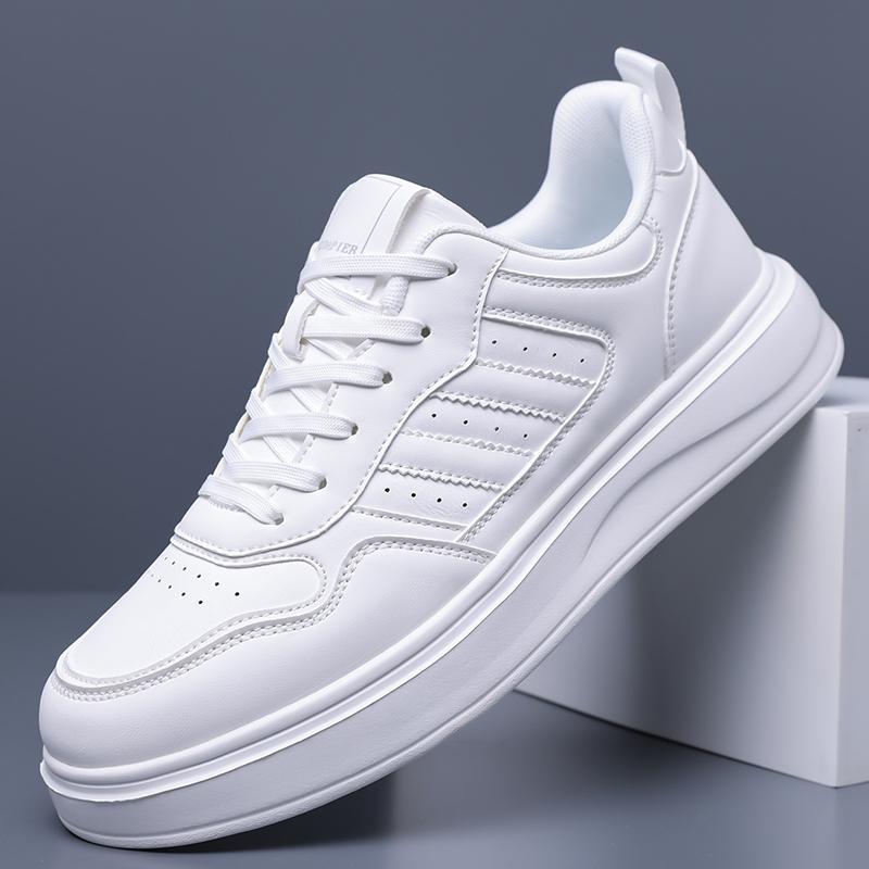 Lan Fengu Spring New Sports Shoes Breathable Men's Shoes Korean Edition Trendy British Thick Soled Men's Shoes Mesh Breathable Men's Shoes