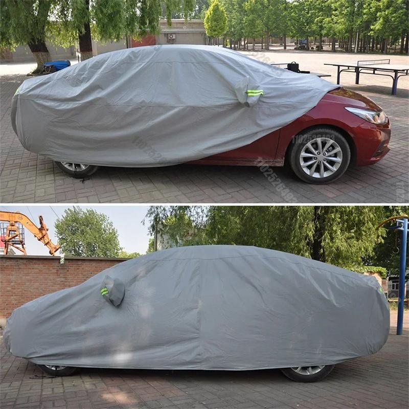 Car Cover Full Waterproof Outdoor All Weather UV Protection Sun Rain Snow Dustproof Universal Fit Outdoor Waterproof Car Covers UV Car Accessories