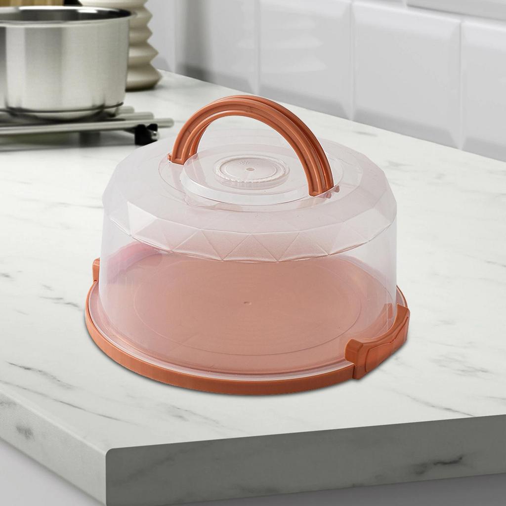 8-Zoll Kuchen-Träger mit Deckel Cupcake-Behälter für Küche Picknick Kekse
