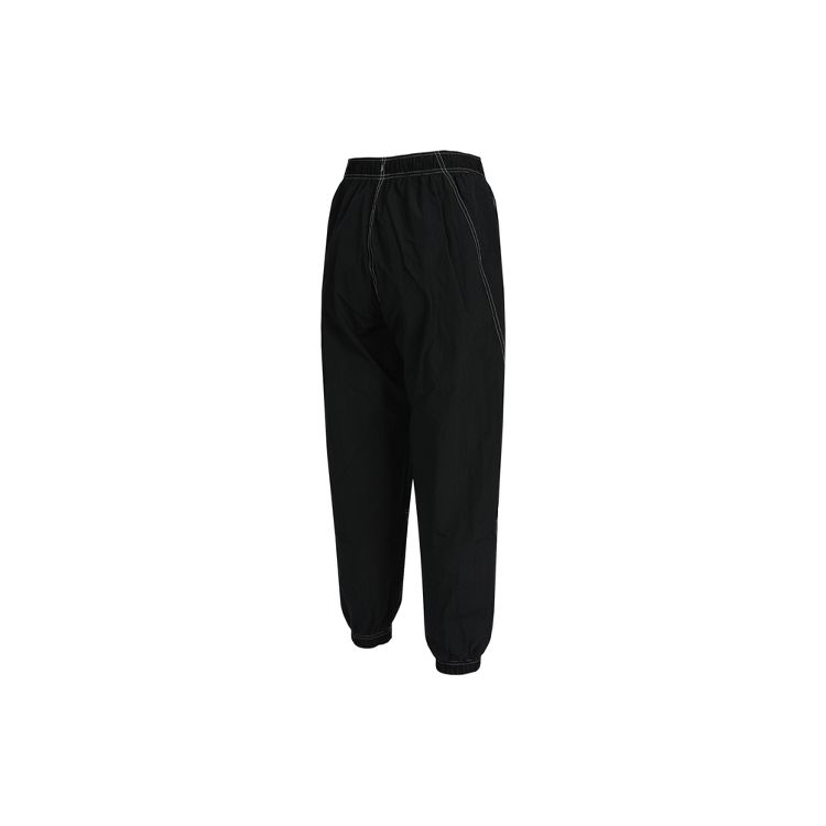 Nike NSW Repeat Swoosh GX Pantaloni Jogger Casual Ampi Tessuti da Donna Fondo Nero DD5573-010