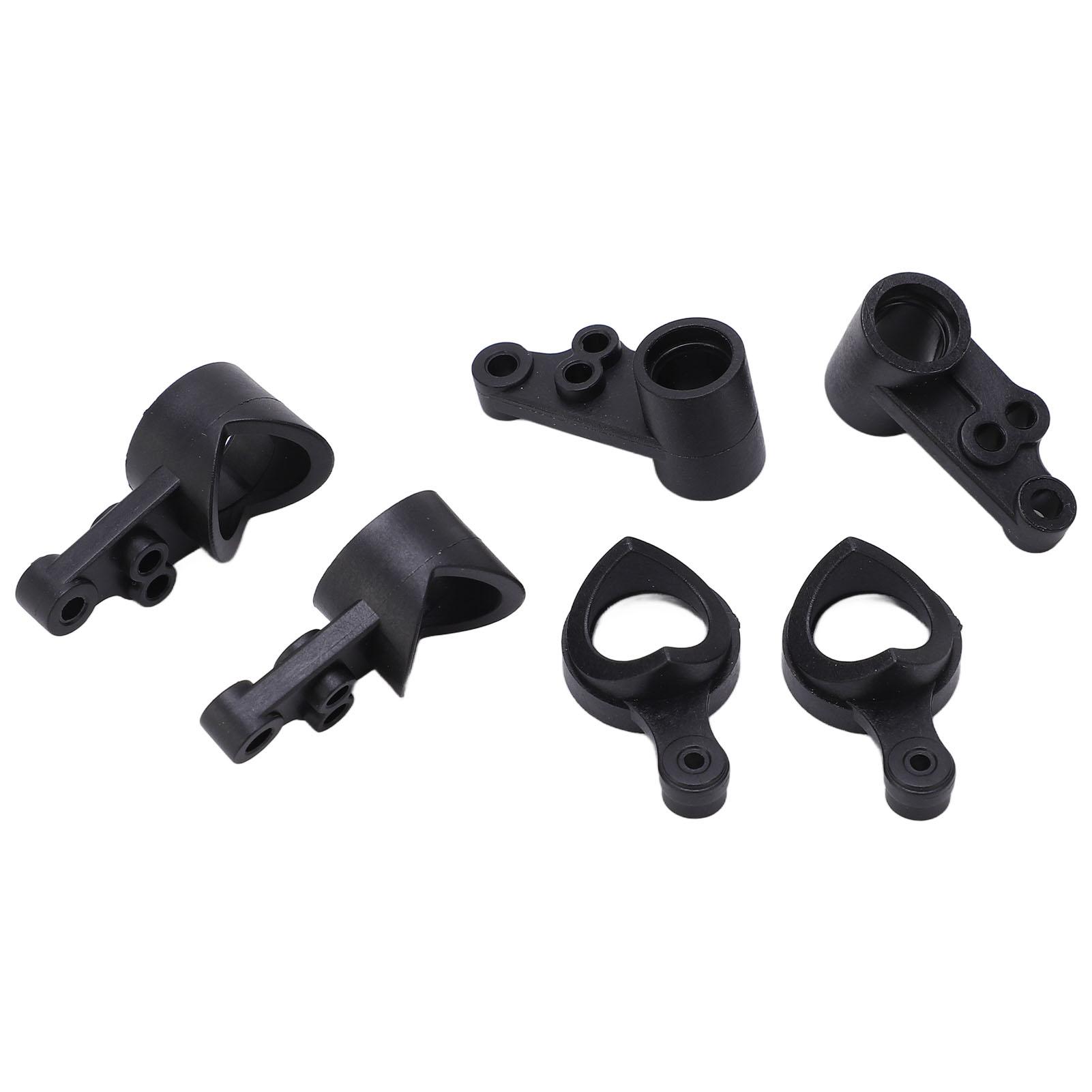 

2 комплекти RC поворотних кулаків Чорний пластик для WLtoys 144001 144010 114 Модель RC автомобіля