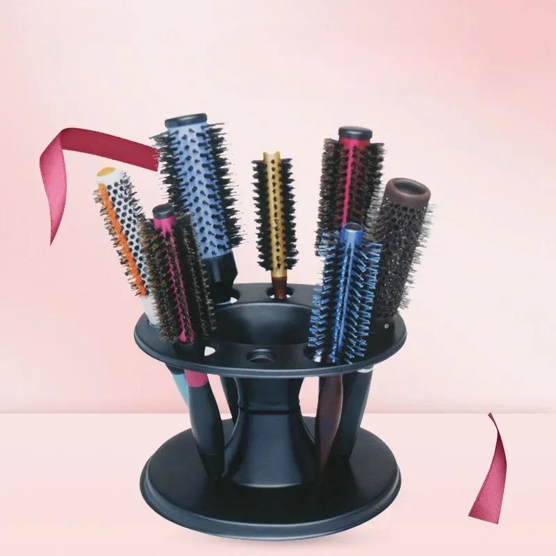 1Pcs Salon Barber Comb PP Storage Stand For Hairdressing Combs Brushes Scissors Iron Roll Organizer Rack Hair Styling Holder