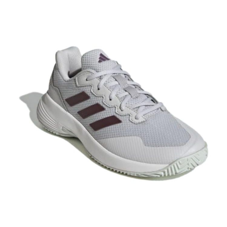 Adidas GameCourt 2.0 Grey Aurora Metallic Women Sneakers Grey-One Core-White IE0841