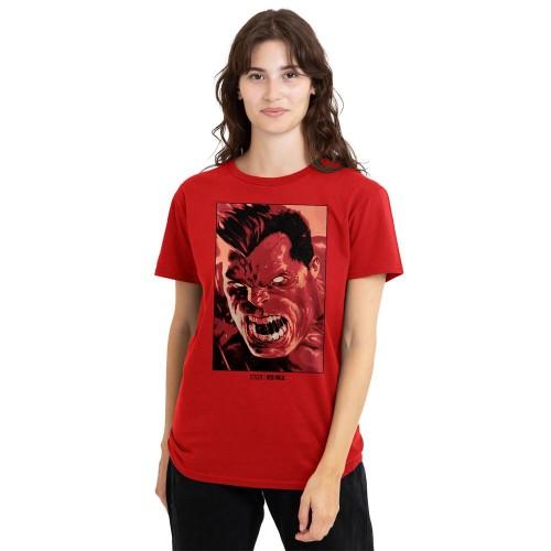 Marvel Unisex Adult Red Hulk Roar T-Shirt