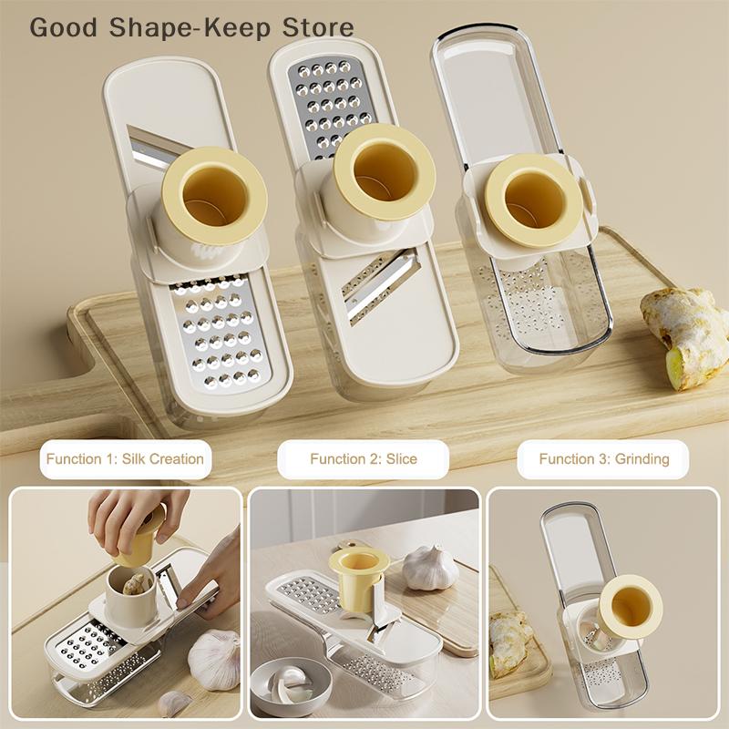 Mini Garlic Grinder Chopper Food Processor - Portable Press Spice Grinder for Cooking Ideal for Restaurant Home Outdoor Use