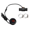 Universal Motorcycle Thermometer Instruments Water Temp Temperature LED Digital Display Gauge Meter With 18mm Temp Temperature Sensor Adapter