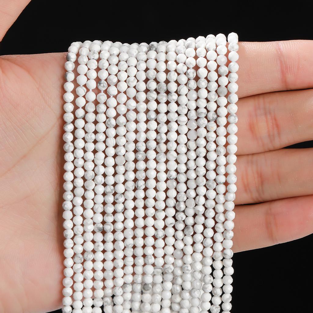 2 3 4mm Natürliche Facettierte Citrin Fluorit Amethyst Steinperlen Runde Mineralperlen Für Schmuckherstellung DIY Armband Zubehör