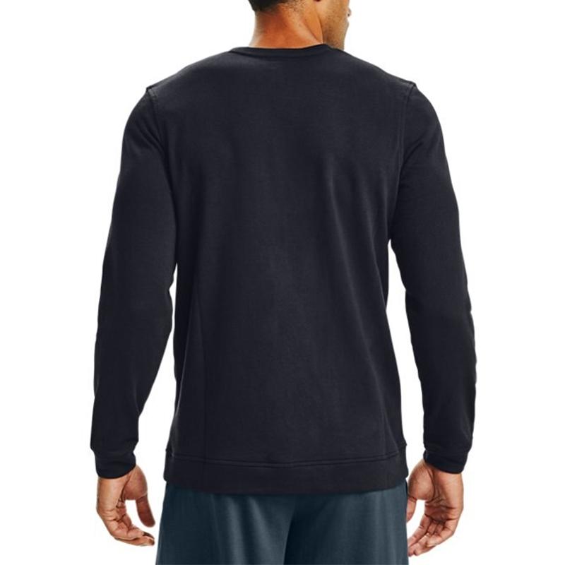 Under Armour Sportstyle Terry Training Crewneck Sweatshirt Men Sweatshirt Black 1360735-001