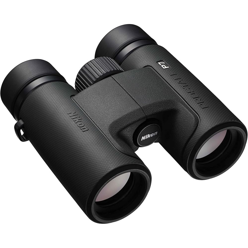 Nikon PROSTAFF P7 10x30 Binoculars, 10x Magnification, 30mm Aperture, for Bird Watching, Concerts, Sports, and Travel, Charcoal Gray
