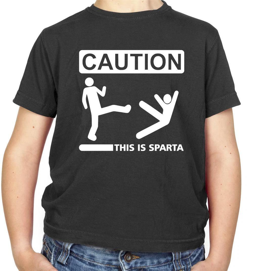 

Caution This Is Sparta Kids T-Shirt - Sign - Spartans - Film 140
