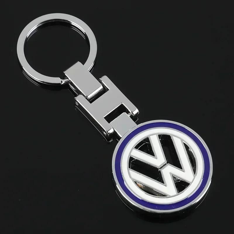

2025 Горячий Брелок с Логотипом Автомобиля Металлический Брелок для Volkswagen Scirocco Sharan Golf Passat Tiguan Polo Vento Lavida MK6 MK7 Держатель для Ключей