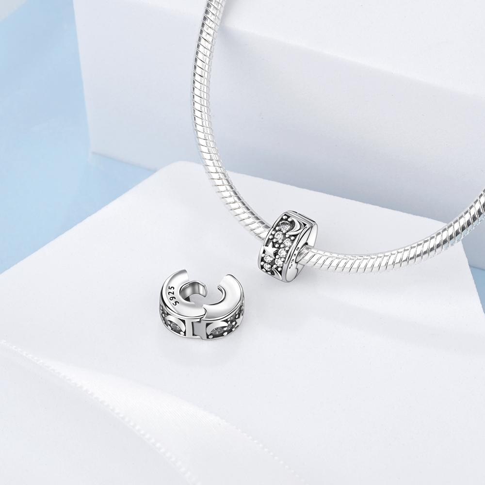 Charms Plata Sun Star Moon Universe Copper Plated For Charms Copper Plated Original Bracelet For Jewelry Making