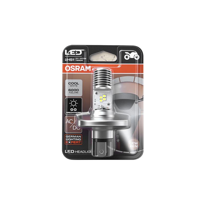 OSRAM Moto HS1 HL 1:1 Led H4 5/10W Motorcycle Headlight Bulbs Plug and Play 12XBLI1 PX43t Moto Headlamp 12V For Yamaha XJ6 Motor HS1