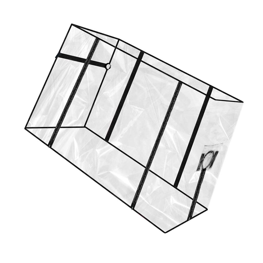 Wagon Rain Cover Folding Beach Trolley Cart Cover Trolley Cover Wagon Canopy with Zipper Closure for Camping Picnic Cart