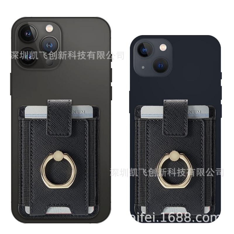 Card Pocket Card Mini Mobile Phone Case 3M Glue Credit Card RFID Mobile Phone Back Sticker Card Holder