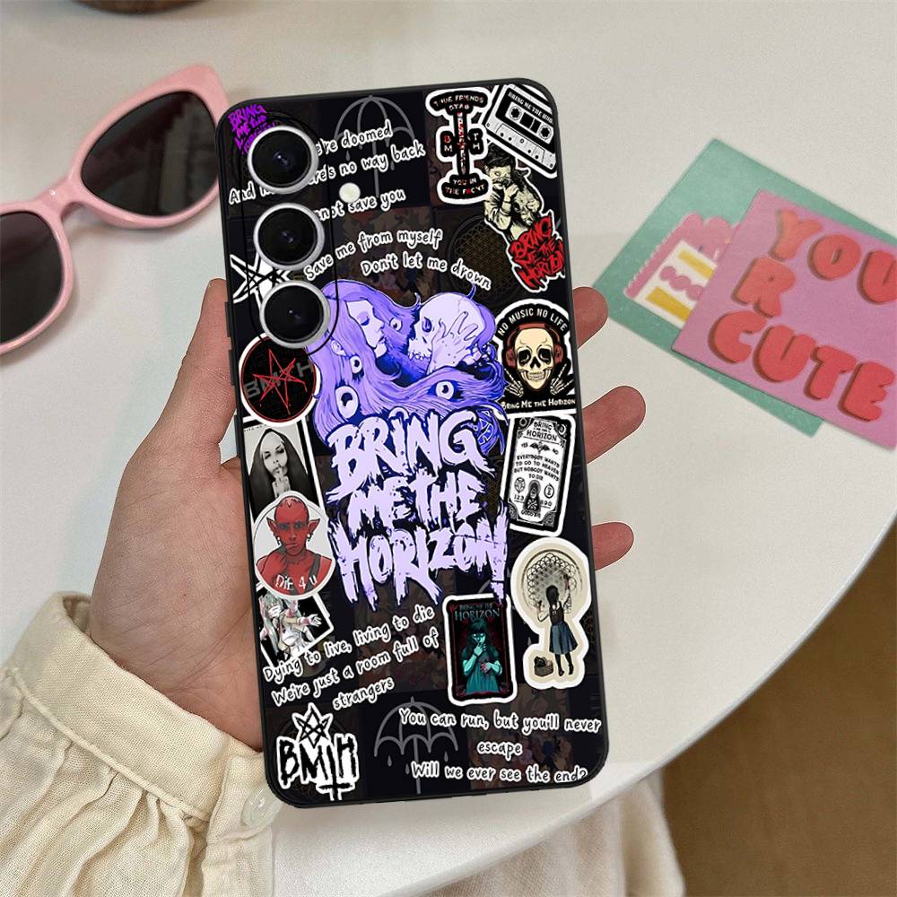 

Rock Band B-Bring M-Me The H-Horizon Phone Case For Samsung S 24 Fe 25 Ultra Plus 20 Lite 21 30 22 23 24 22 Ultra 5G Fundas Samsung S24 Plus