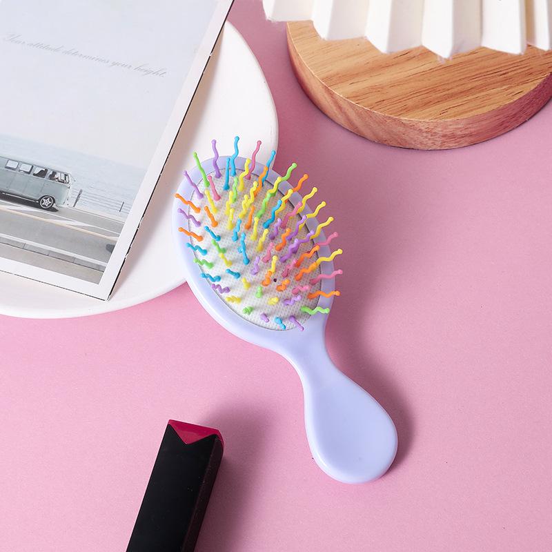 Mini Cute Cartoon Girl Air Cushion Massage Comb