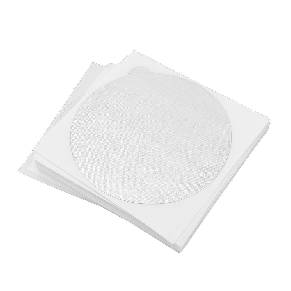 50pcs set Aluminum Foil Material Foil Seal Covers White Coffee Capsule Seals  Tea Cans