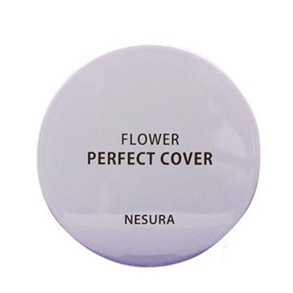 NESURA Perfect Cover Herb Flower Pact Bright Beige Foundation Twin Cake Pact Recommended Skin Cover [WFJ9GCJ_251103]