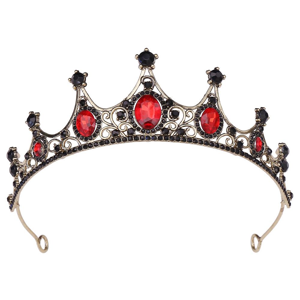Neue Brautkopfbedeckung, exquisite Strasskrone Braut Prinzessin Krone Hochzeitszubehör Krone Haarschmuck