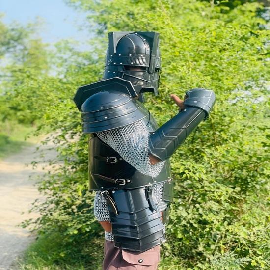 Medieval Dwarf Moria Armor Suit  Knight Half Armor Suit Dwarven Battle Warrior Armor Suit For Larp Cosplay  Best Gift