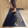 Rutschfeste Küchenmatte Lange Teppiche Kristall-Samt-Teppich für Wohnzimmer Absorbierende Fußmatten Schlafzimmer-Fußmatte Alfombra Kleine Teppiche