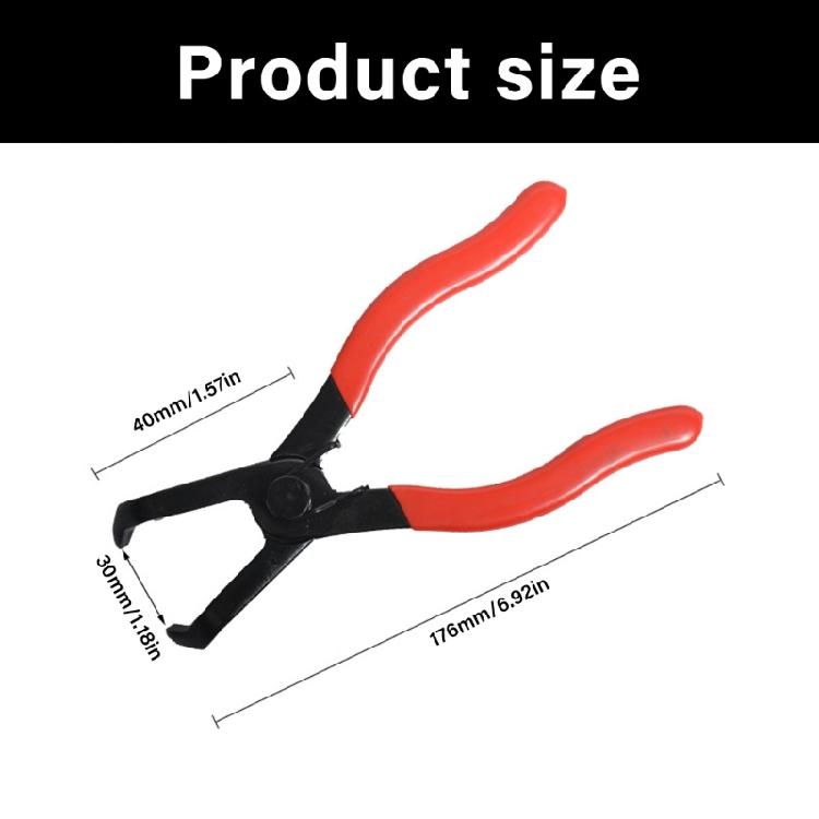 2Pcs Heavy Duty Metal Push Removal Pliers Retainer & Anchors Clip Remover Tool Tube Bundle Removal Repair Tool Enduring