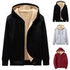 Men‘s Zipper Pullover Long Sleeve Hooded Sweatshirt Tops Blouse