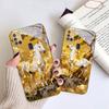 tall and sturdy horse For Samsung A 31 32 A33 A34 35 14 A15 13 A16 25 26 50 52 53 54 55 56 70 71 72 73 Golden glass phone case