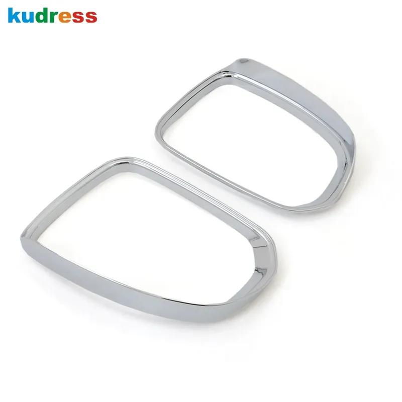 Ögonbrynslist för backspegel för Volvo XC60 2018-2025 2026 Krom Bil Sidobackspegels Regnskydd Solskydd Ram Tillbehör