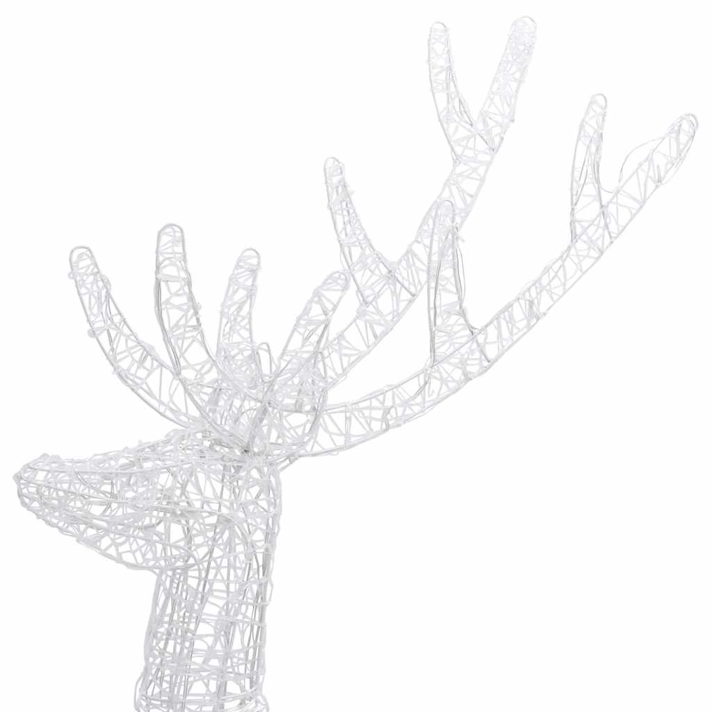 XXL Reindeer Christmas Decoration Acrylic 250 LED 3 pcs. 180 cm
